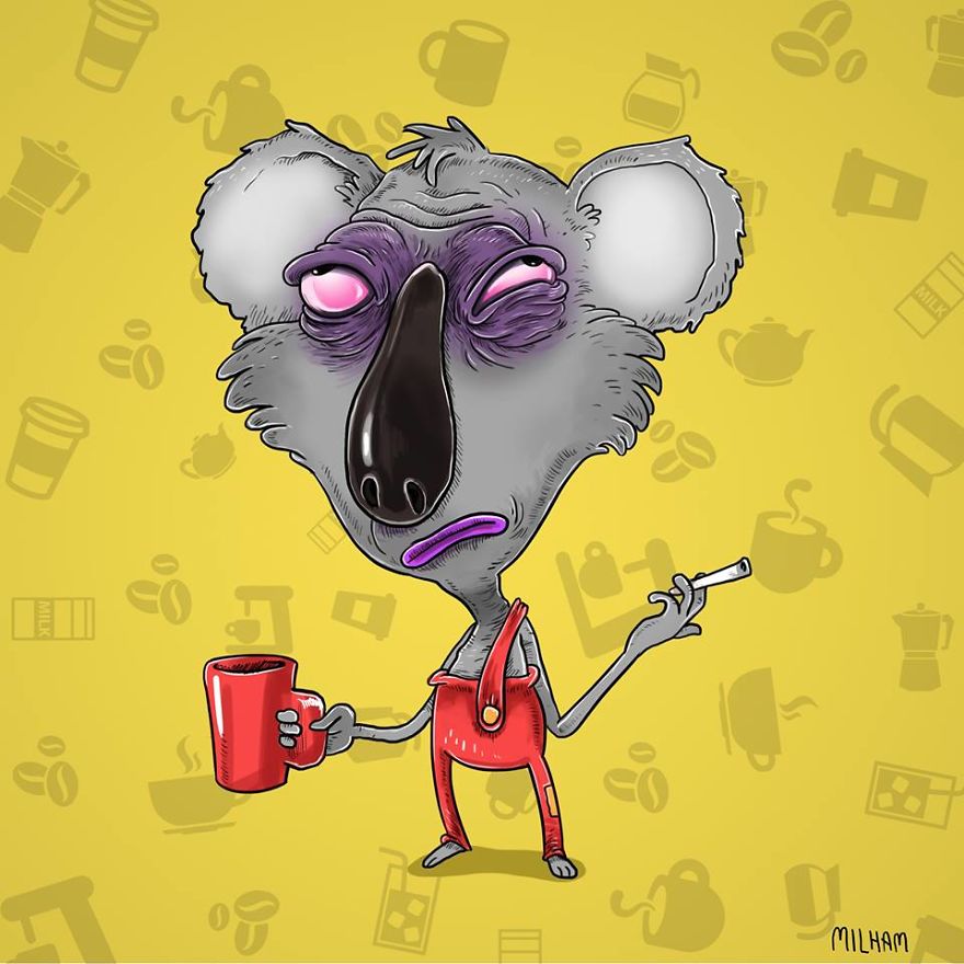 Blinky Bill Before Coffee