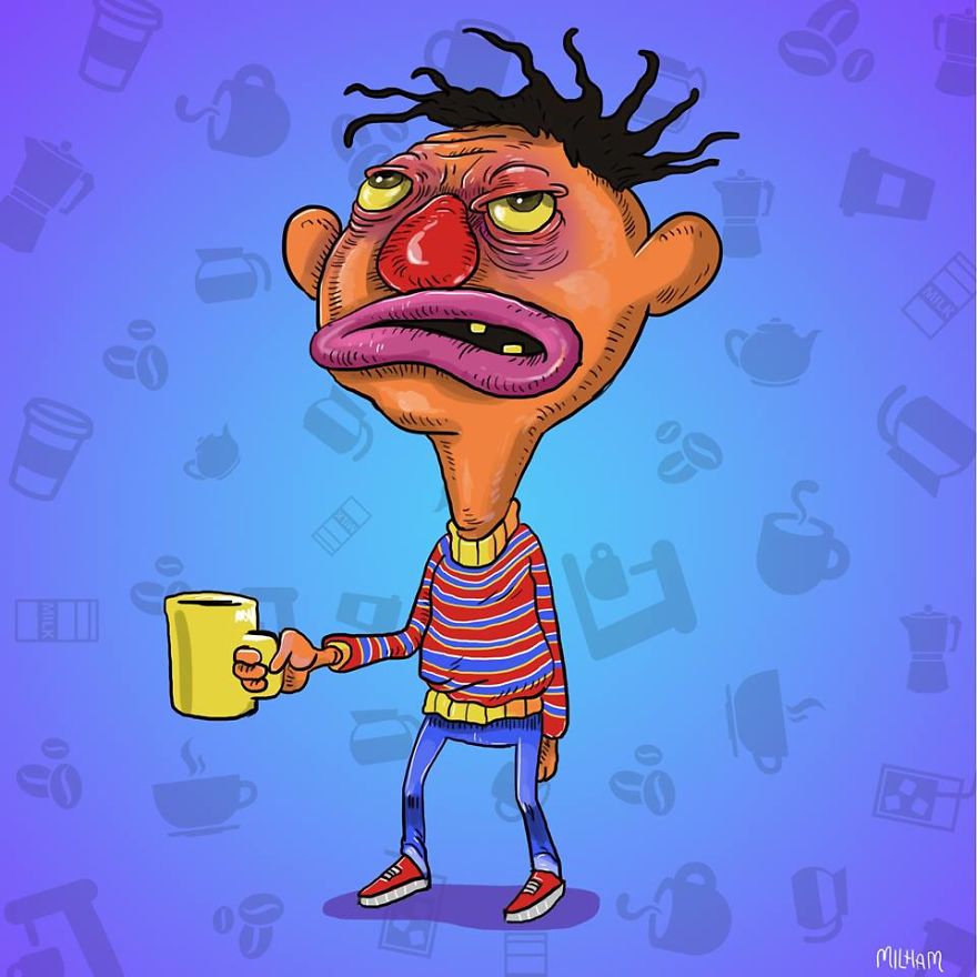Ernie Before Coffee