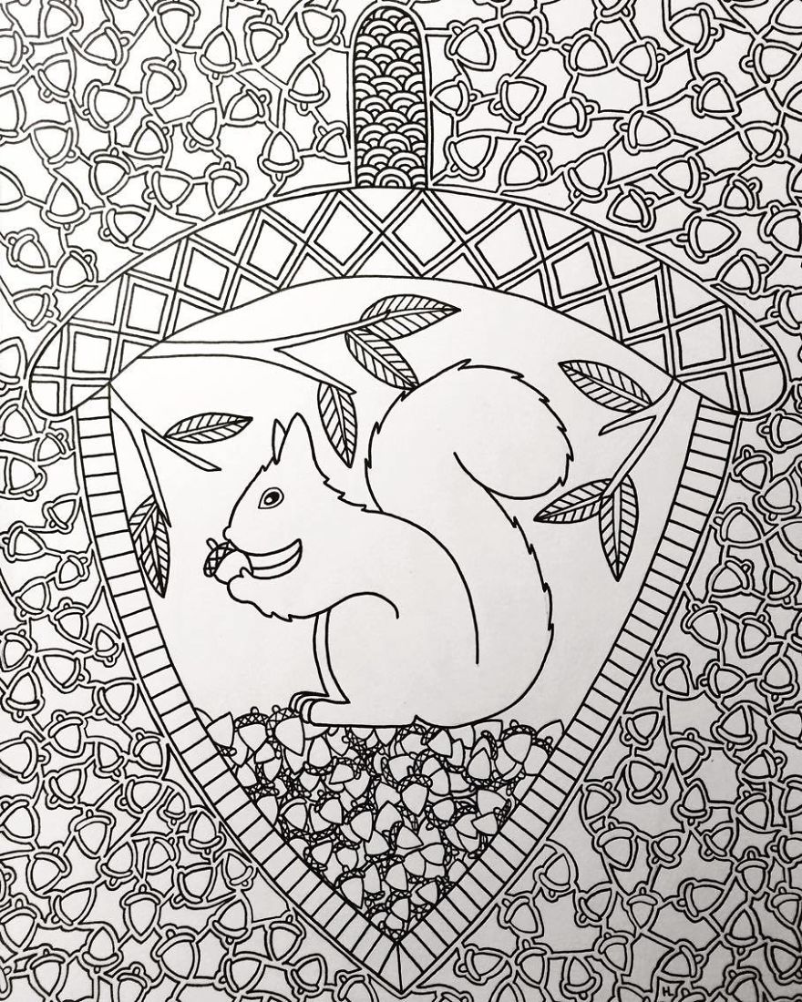 I Draw Intricate Black And White Designs