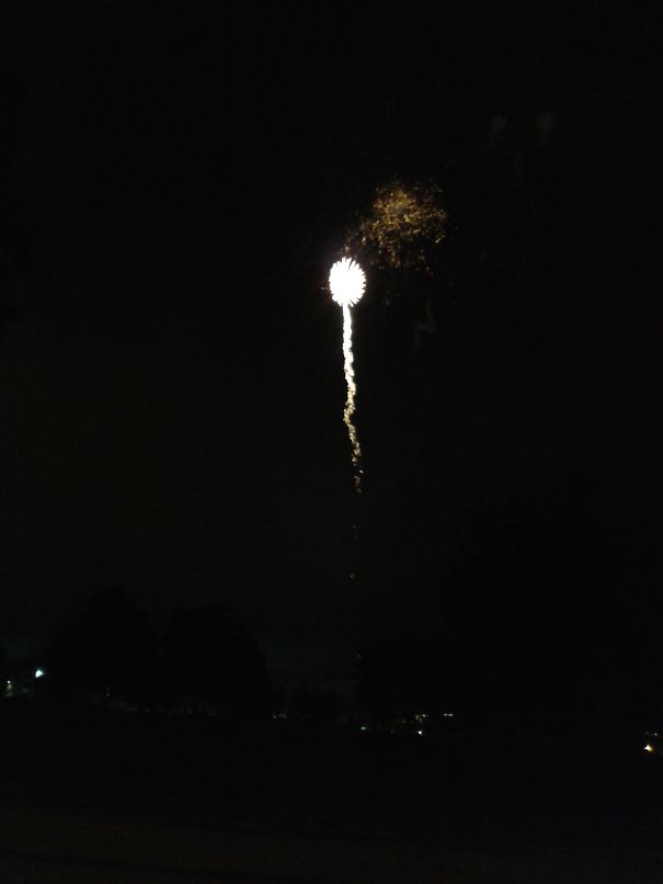 Took The Pic Too Soon. Fireworks That Look Like A Sperm...