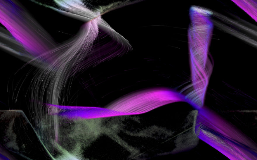 I Turn Particle Simulations Into Digital Art Using A Synthesizer