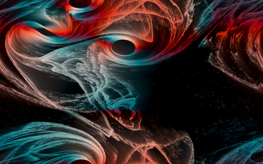 I Turn Particle Simulations Into Digital Art Using A Synthesizer