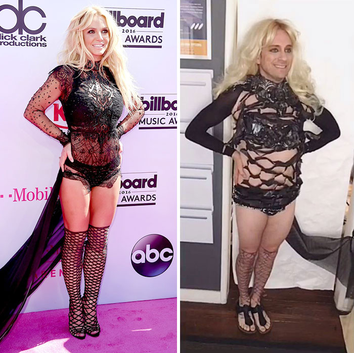 Tom Lenk As Britney Spears At Billboard Music Awards