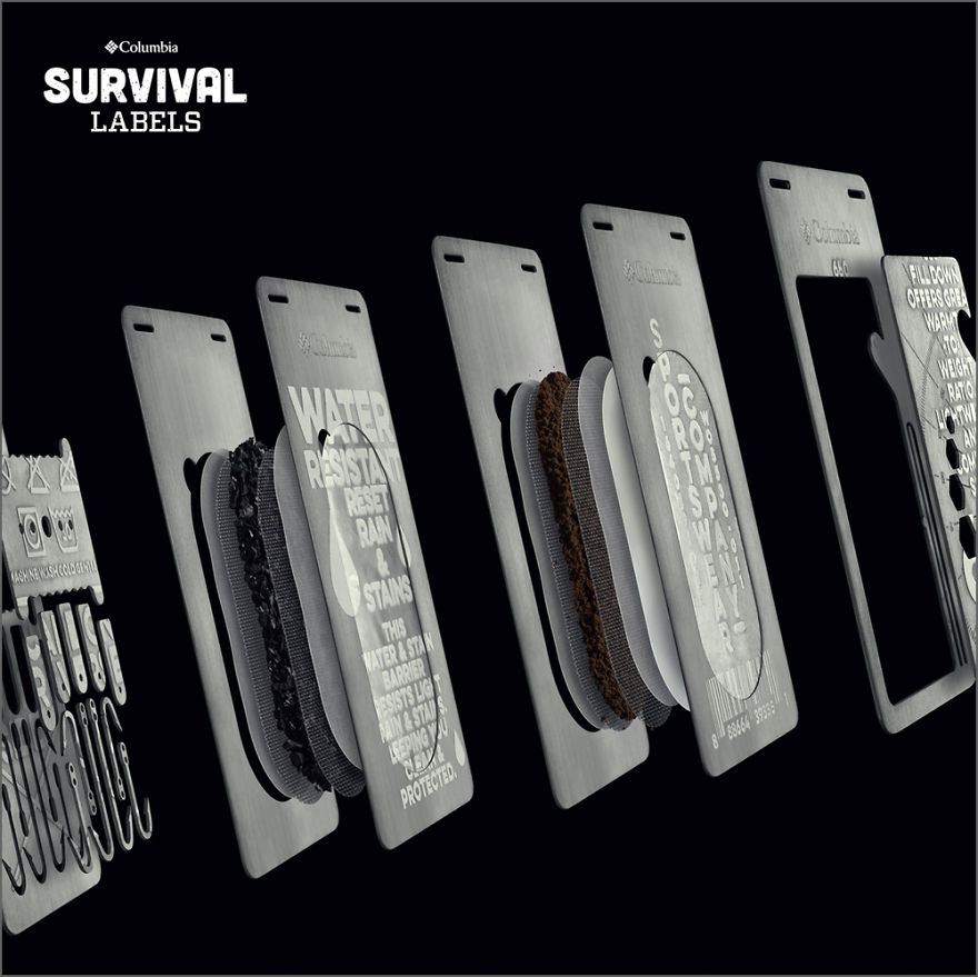 Columbia’s Instruction Tags That Make Life Easier In The Nature: “survival Labels”