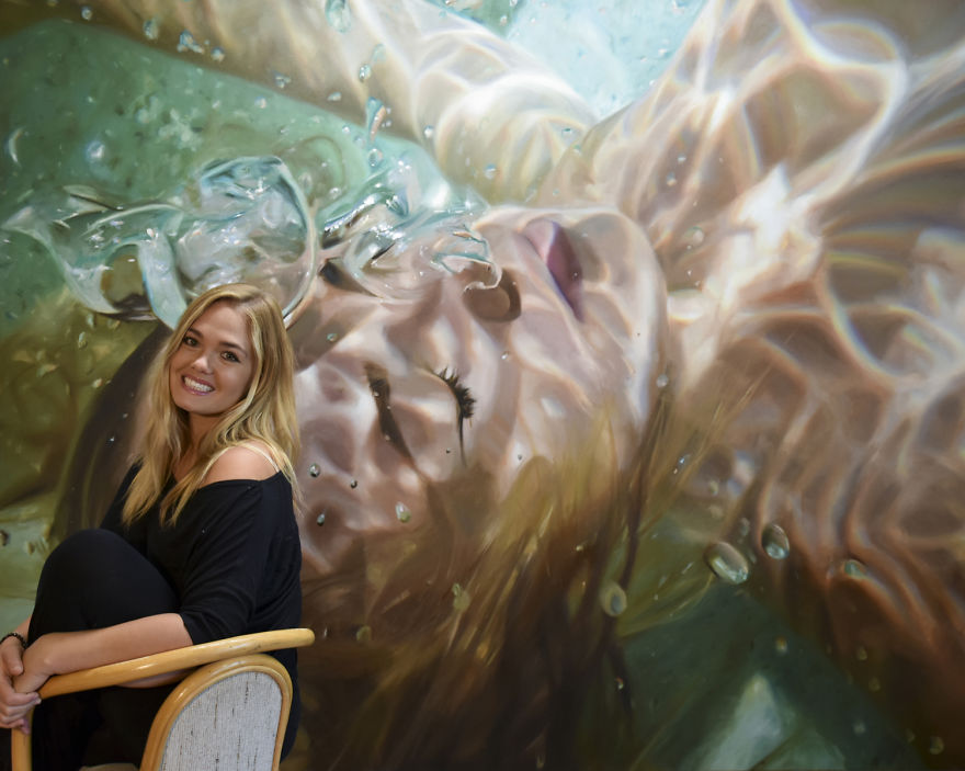Realistic Underwater Paintings Inspired By My Memories Of Water