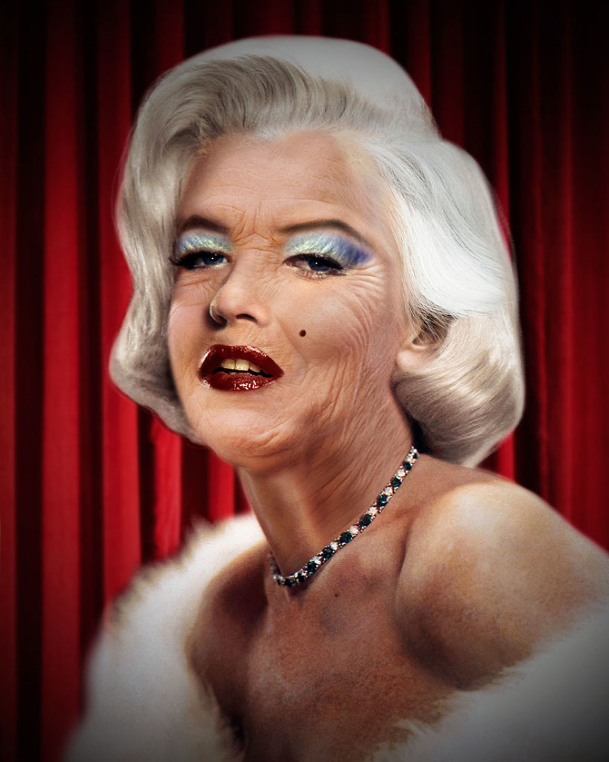 I Made Digital Collages Of Ageing Pop Culture Icons