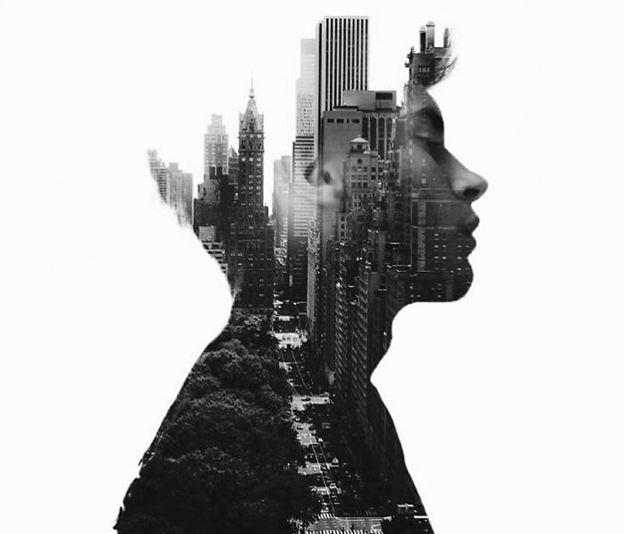 Double Exposure Portraits Where I Merge Two Worlds Into One