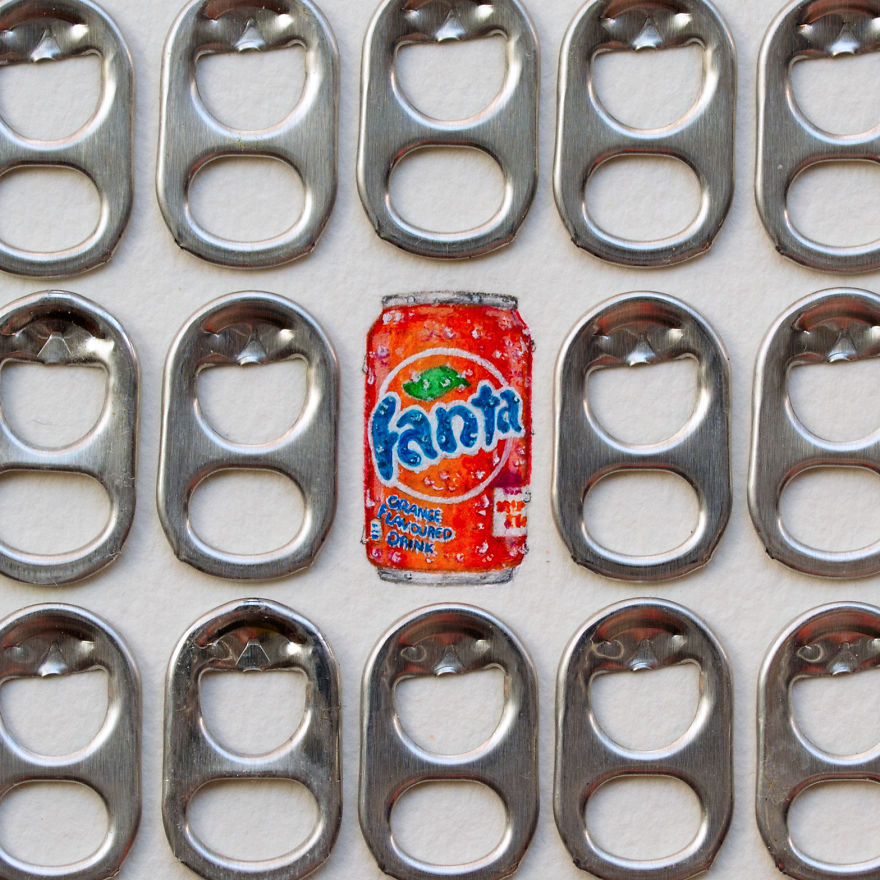Fanta. The Letter F For The "mini-market" Series. "mini-market" Consists Of A Brand For Each Letter Of The Alphabet