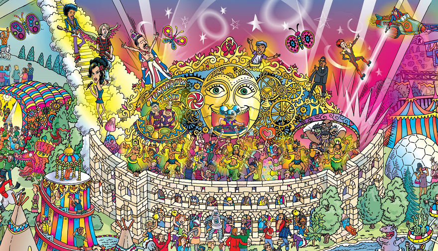 Festival Land: An Illustration Of European Festivals