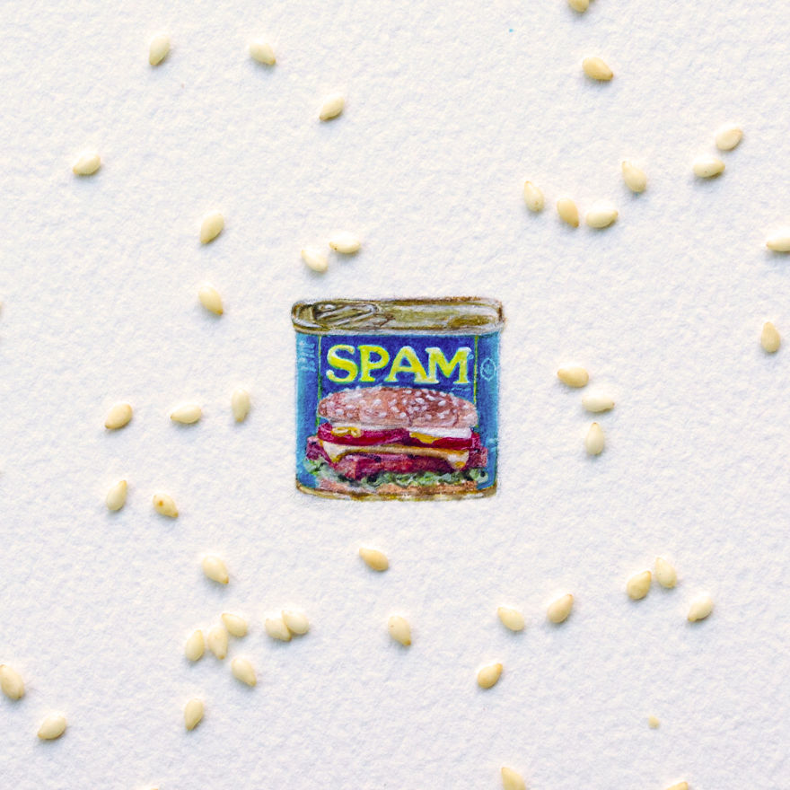 Spam. The Letter S For The "mini-market" Series. "mini-market" Consists Of A Brand For Each Letter Of The Alphabet