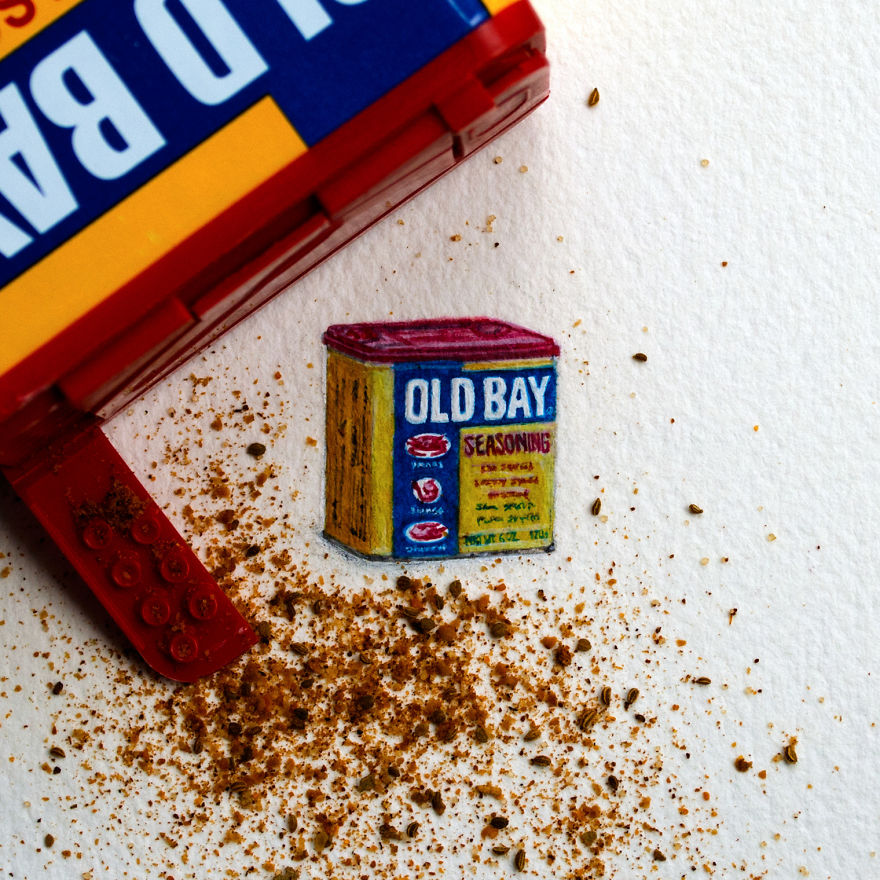 Old Bay. The Letter O For The "mini-market" Series. "mini-market" Consists Of A Brand For Each Letter Of The Alphabet