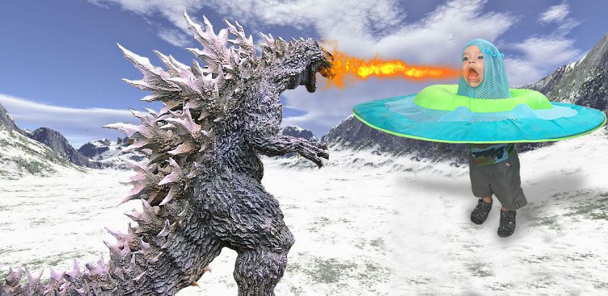 Godzilla Vs Magical Child