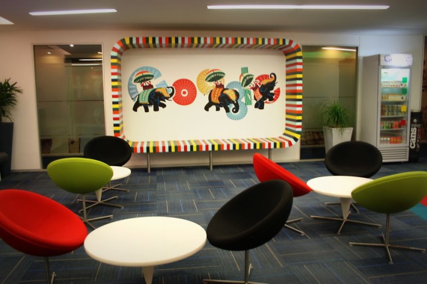 20 Most Beautiful And Fun Walls At Offices Around India