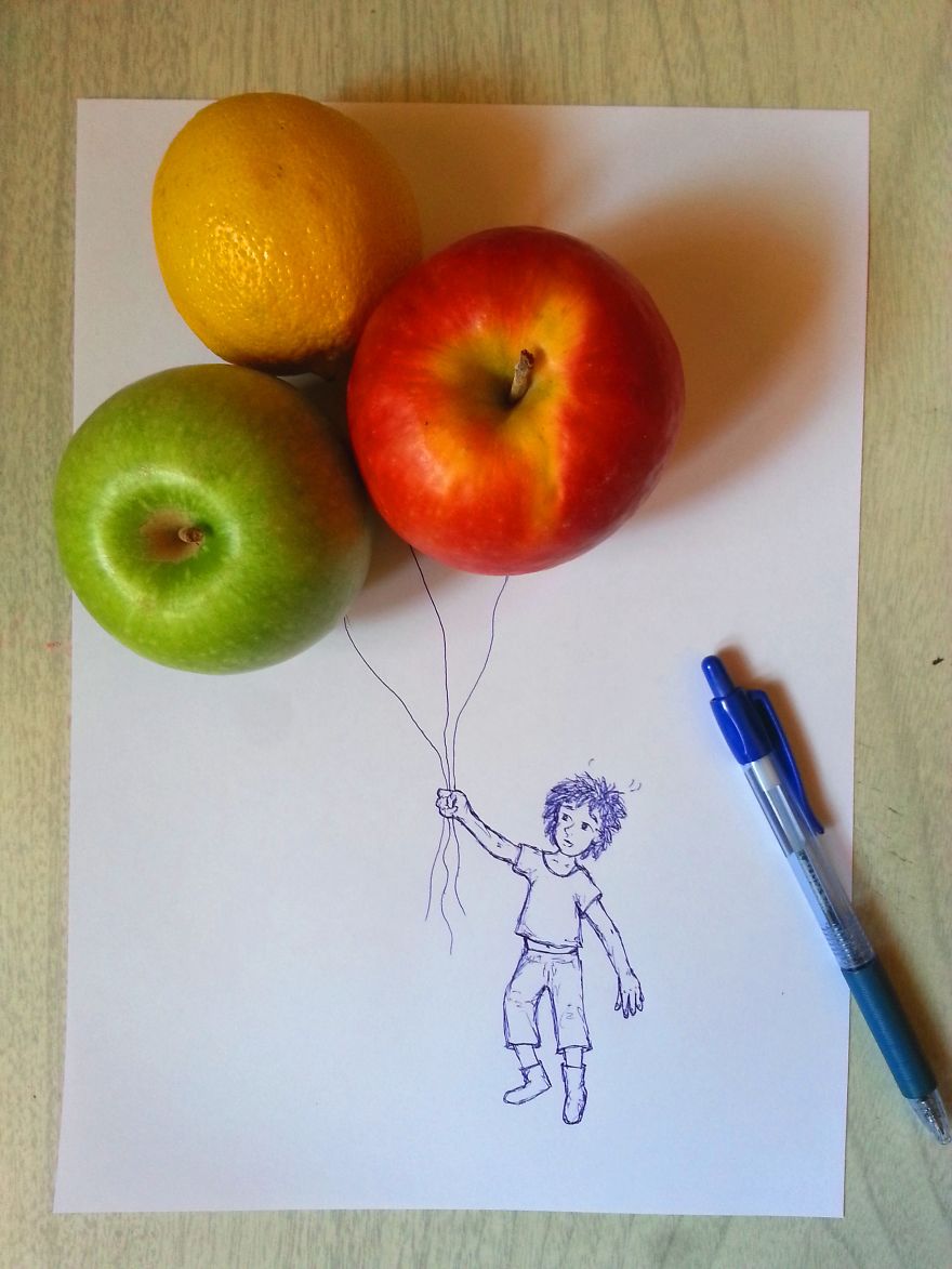 I Create Balloons Out Of Fruits For Tiny People