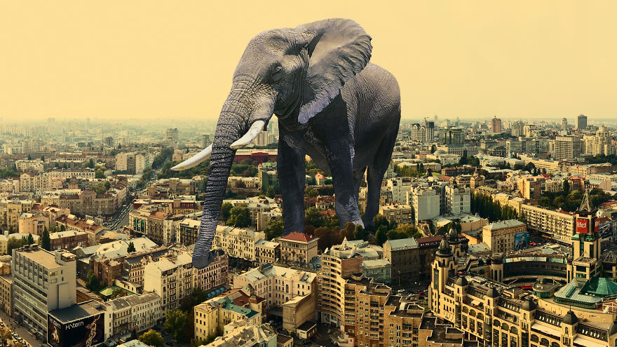 What If Enormous Animals Lived In Our Cities