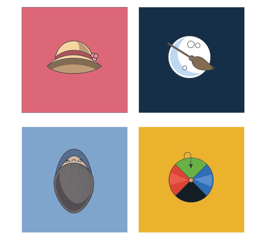 I Created Icons For Howl's Moving Castle!