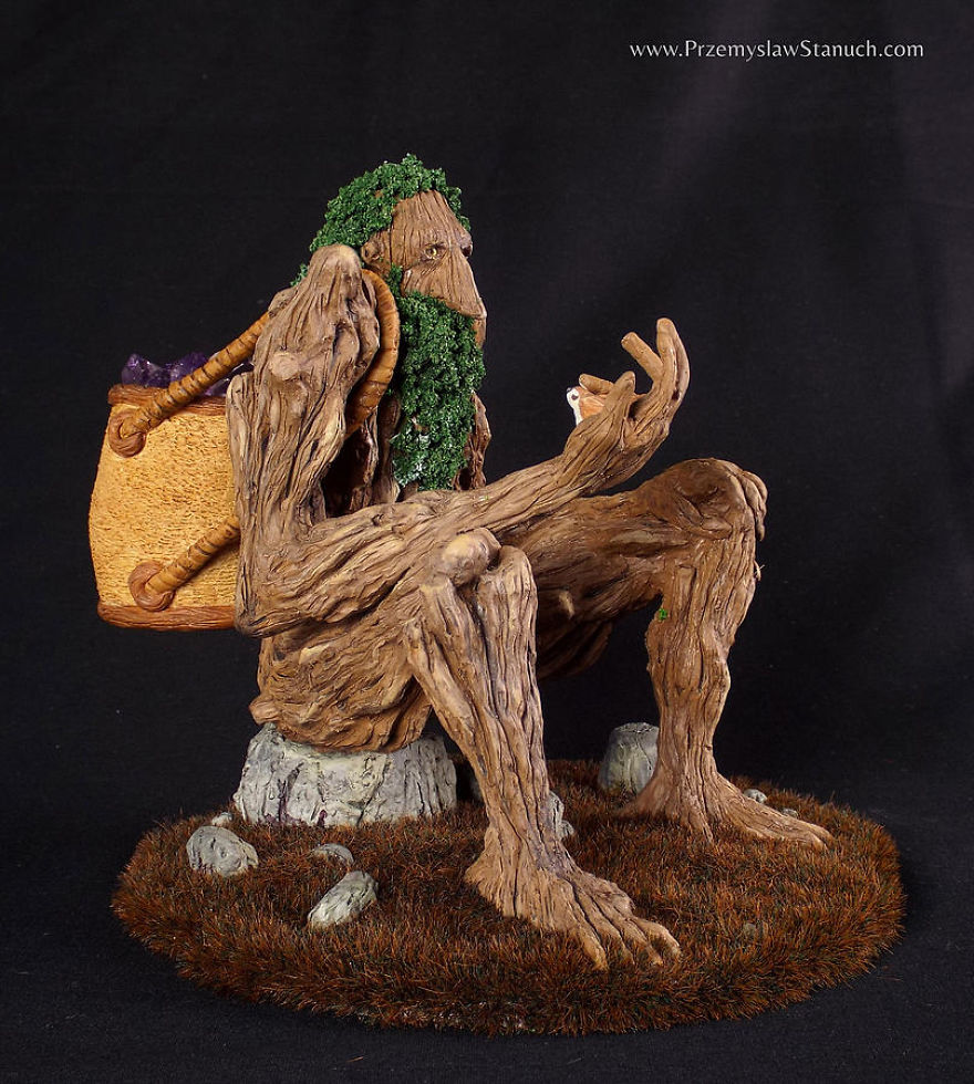 I Sculpt Fantasy Creatures Inspired By Nature And Spiritual World