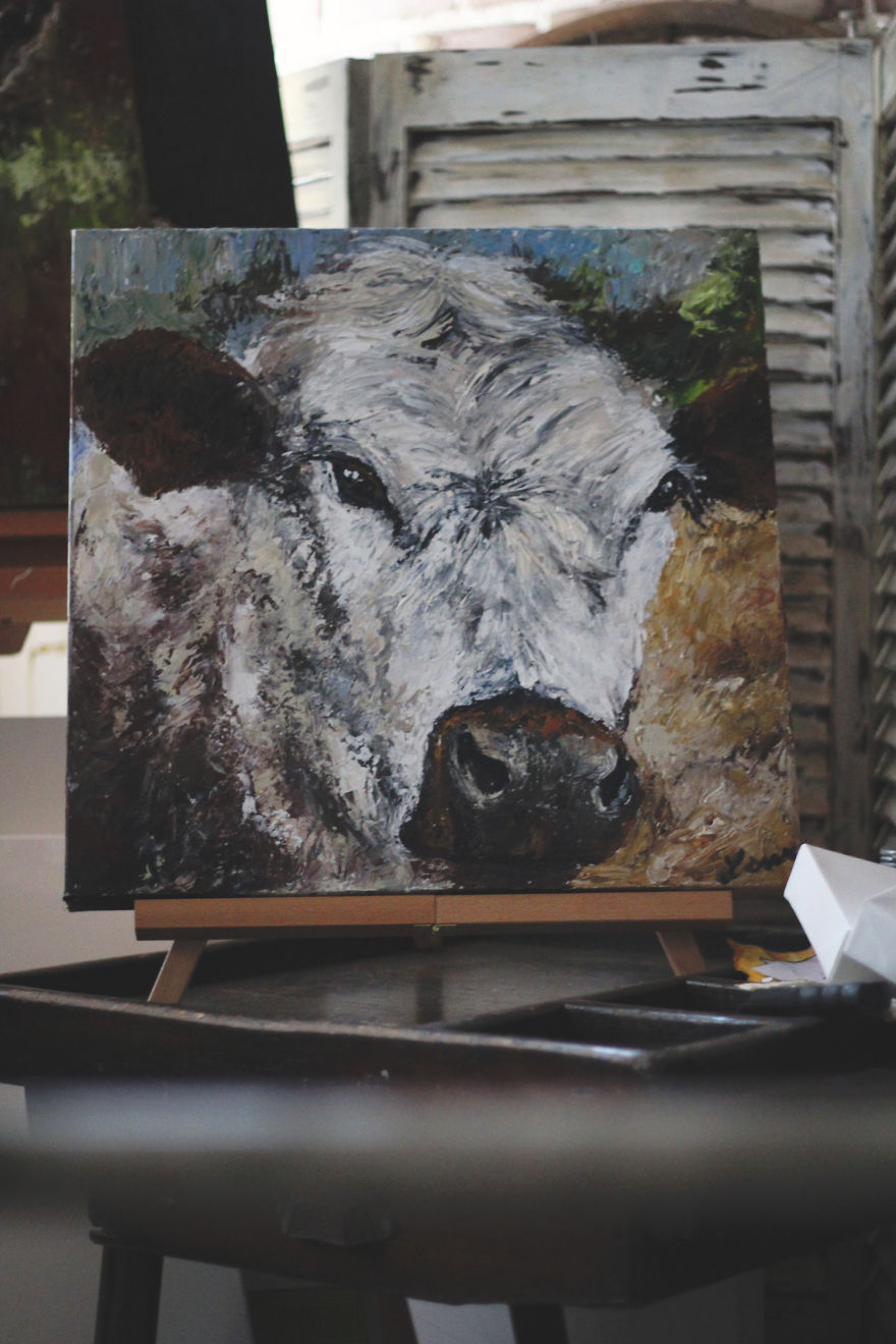 I Love Painting Cows, So You Can Call Me Cow Lady