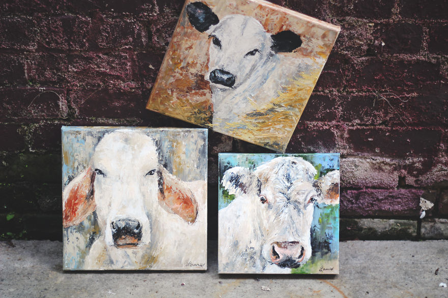 I Love Painting Cows, So You Can Call Me Cow Lady