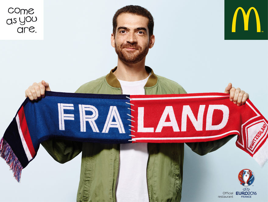 McDonald’s Ad Campaign 'Come As You Are' For Euro 2016