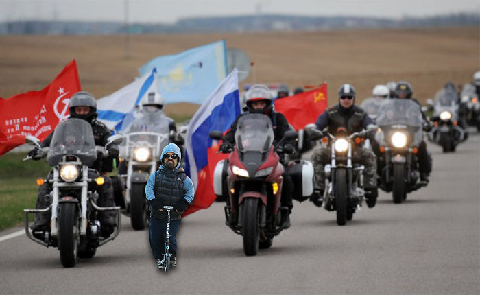 Putin's Riders "night Wolves"