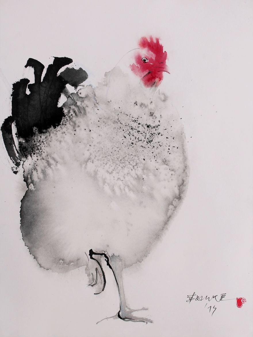 Wonderfully Expressive Ink Paintings By Endre Penovac
