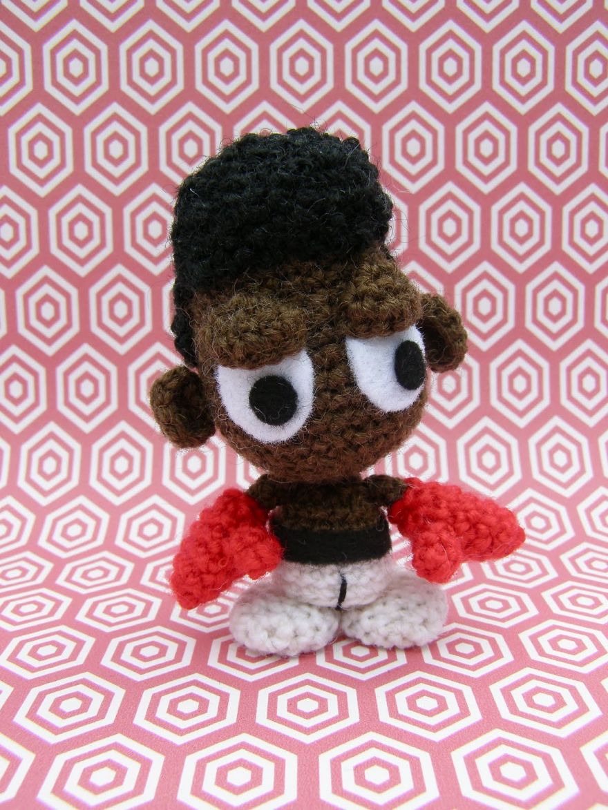 Rip Muhammad Ali - An Amigurumi To Remember Him By