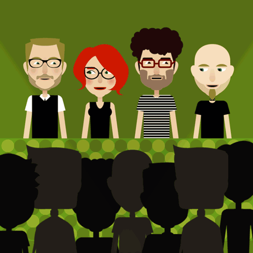 We Created Colourful GIFs Of People We Meet Every Day