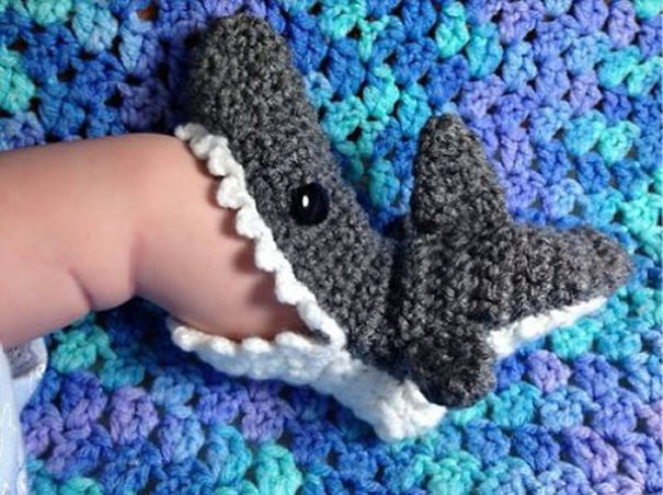It's Shark Week Every Week With These Killer Shark Bite Booties!