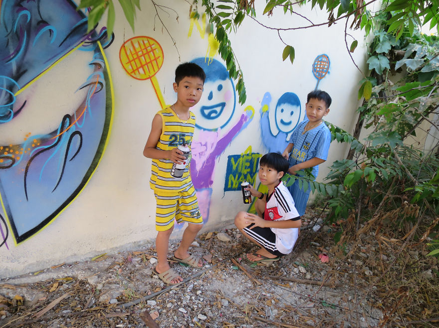 Where Is My Elephant: I Painted My Highest Mural In Danang, Vietnam