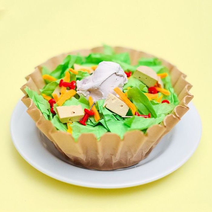 Chicken Taco Salad From Coffee Filters