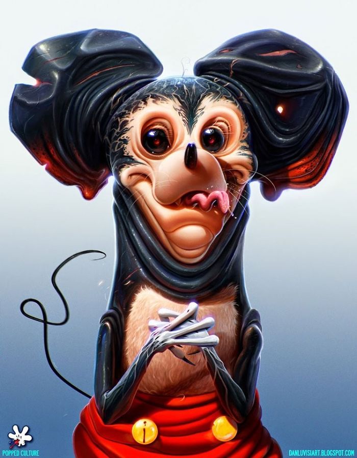 14 Gritty Versions Of Cartoon Characters That Will Ruin Your Childhood !