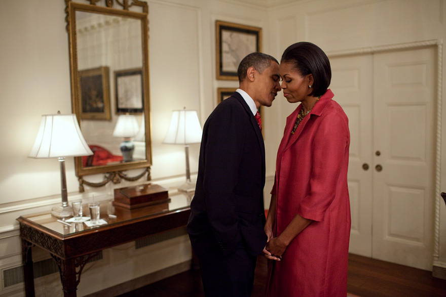 President Barack Obama And First Lady Michelle Obama