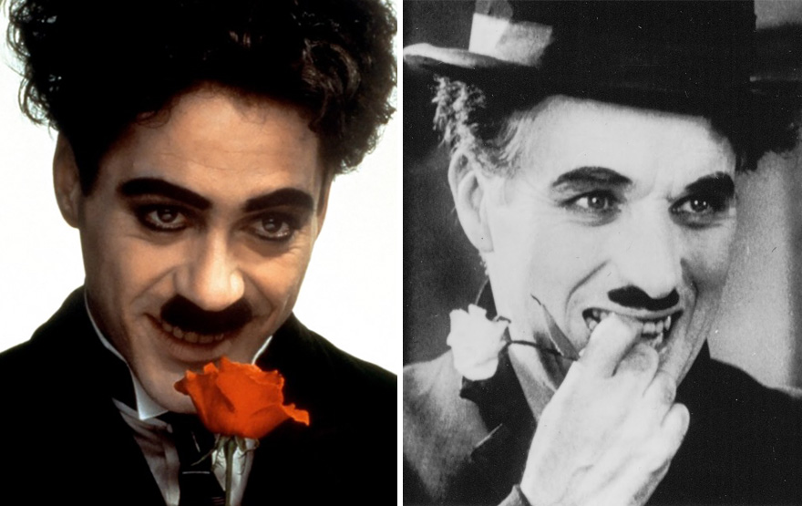 Robert Downey Jr. As Charlie Chaplin In Chaplin (1992)