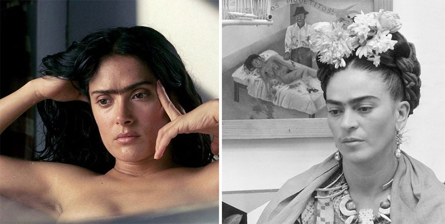 Salma Hayek As Frida Kahlo In Frida (2002)
