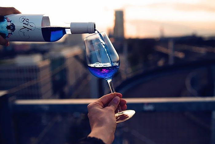 Blue Wine Is A Thing Now