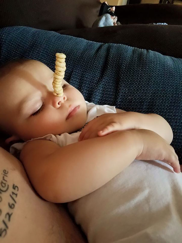 Just Turned 1. 12 Cheerios!