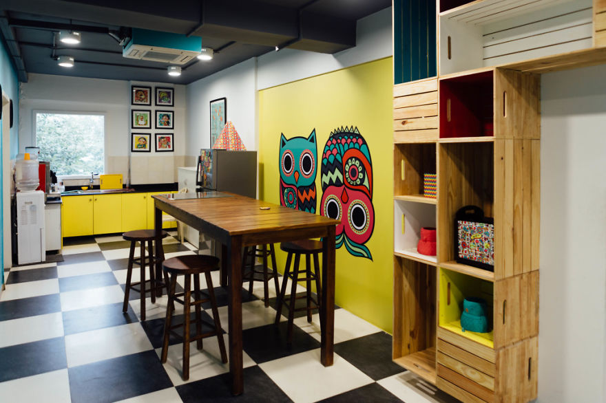 20 Most Beautiful And Fun Walls At Offices Around India