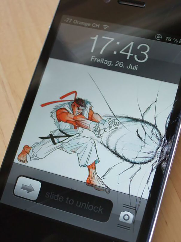 Making The Most Out Of Your Cracked Screen