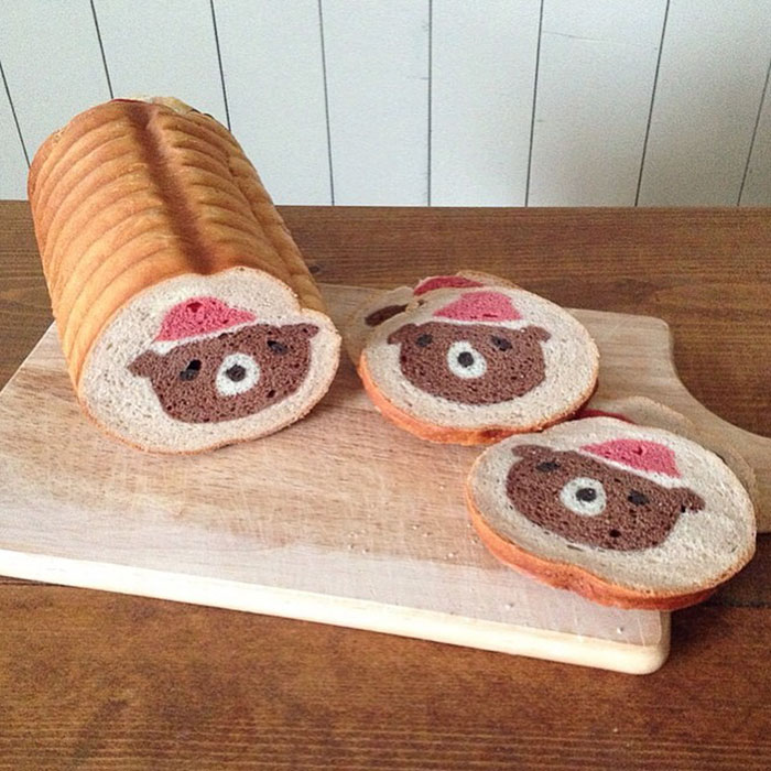 Illustrations Inside Loaves Of Bread