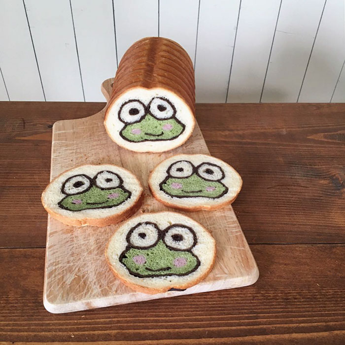 Illustrations Inside Loaves Of Bread