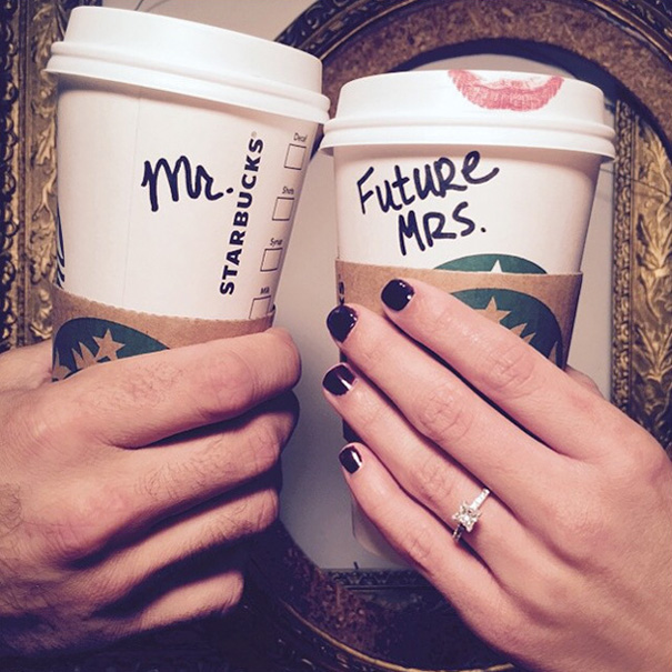 Starbucks Engagement Announcement
