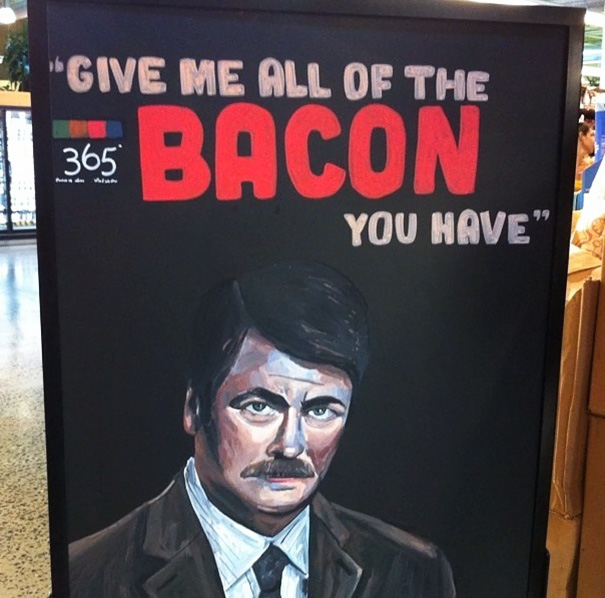 My Friend Saw Mr. Ron Swanson At Whole Foods The Other Day