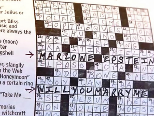 Man Proposed To Girlfriend In Special Washington Post Crossword