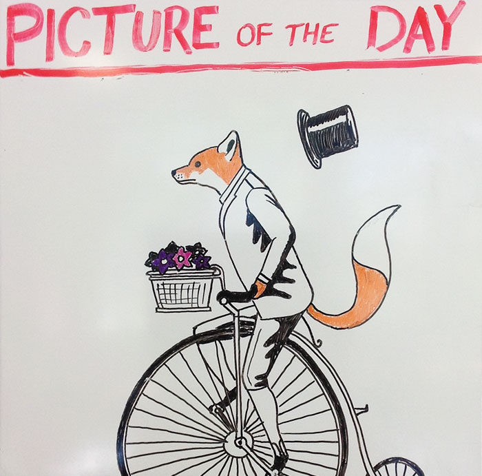 Teacher Draws Awesome Pictures For His Students Every Day (61 Pics)