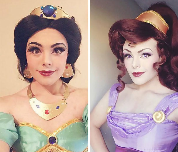 This Guy Transforms Himself Into Disney Princesses And His Makeup Skills Are Too Good