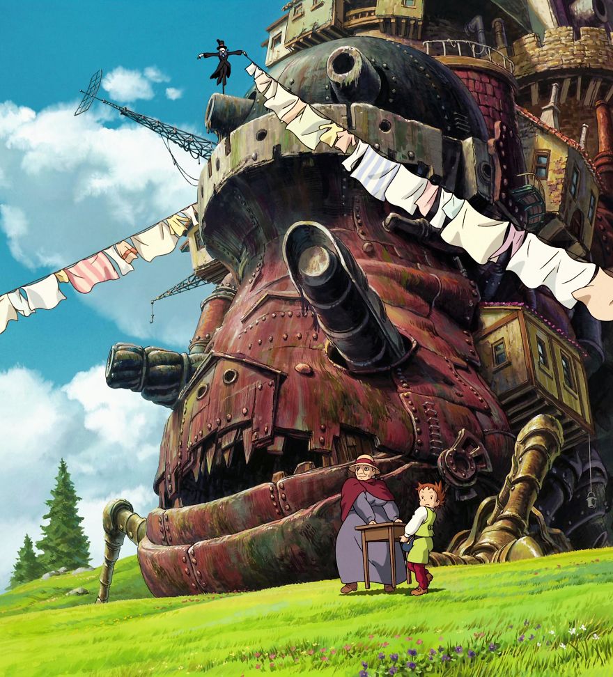 HD wallpaper anime Hayao Miyazaki Howl Howls Moving Castle movies Studio  Ghibli  Wallpaper Flare