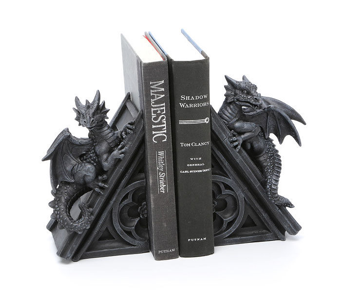 Dragon Sculptural Bookends