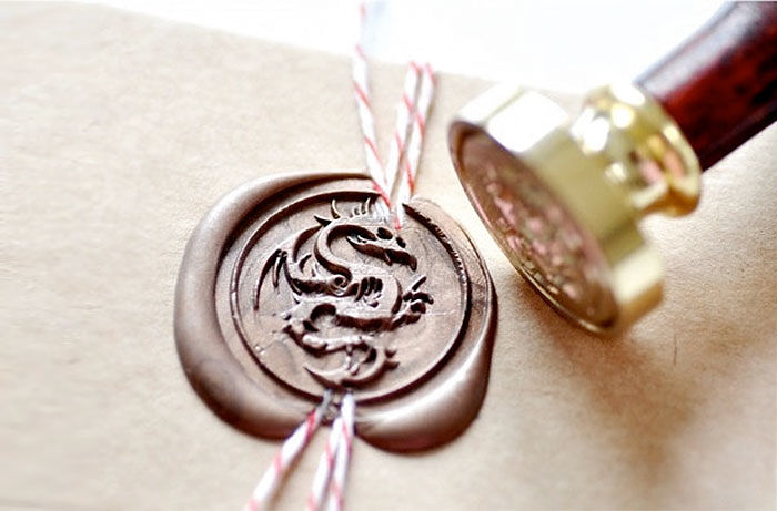 Mythical Dragon Wax Seal Stamp