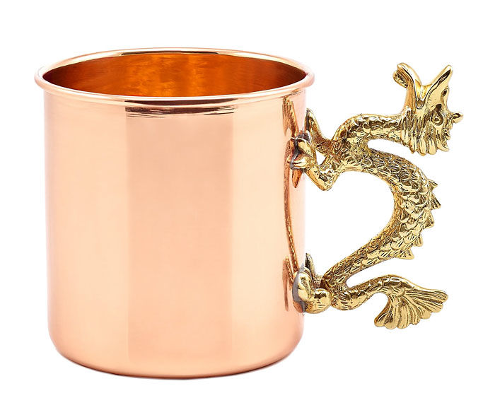 Dragon Handle Copper Cup